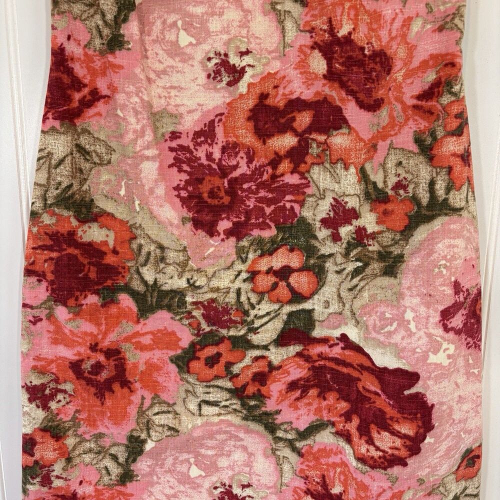 Floral Pink Womens Dress 2P Petite Feminine Romantic Bloomcore Spring Tapestry - Picture 3 of 16